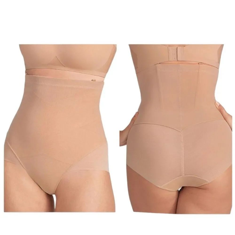 Honeylove SuperPower Brief Shapewear Tummy Control Sand Beige Size 2X